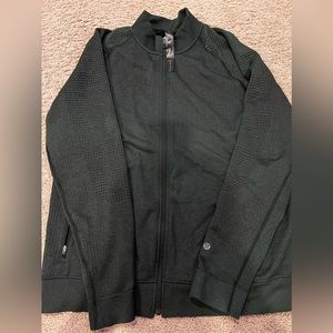 Lululemon Engineered zip jacket size XL forest green